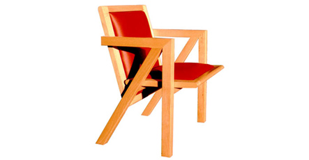 fauteuil flèche dossier haut